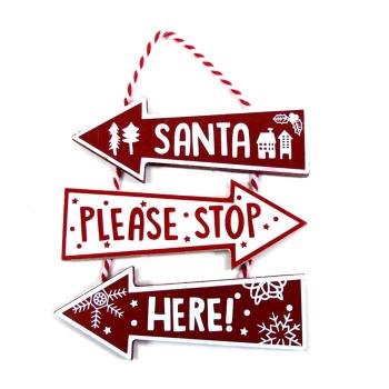 Aufhänger "SANTA"